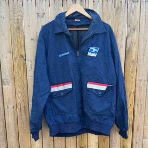 Vintage usps letter carrier bomber jacket